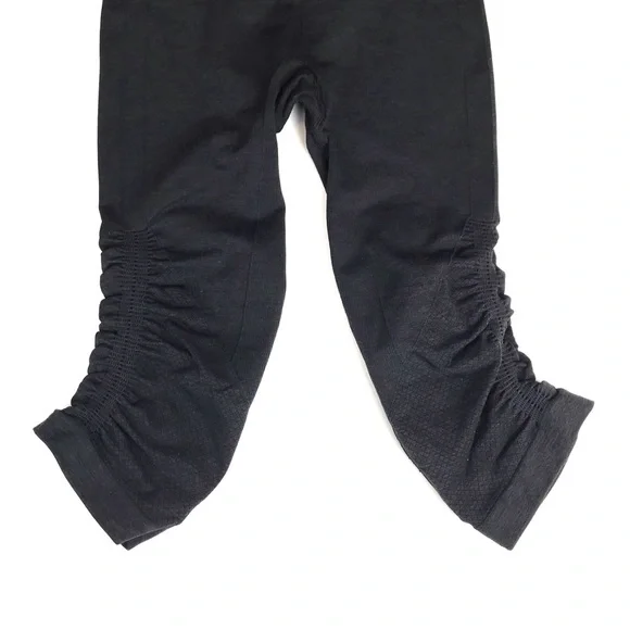 Lululemon In The Flow Crop II Heathered Deep Coal - Picture 5 of 9